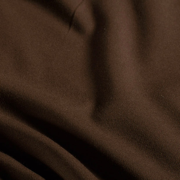 Punta di Roma fabric Unicolour Brown