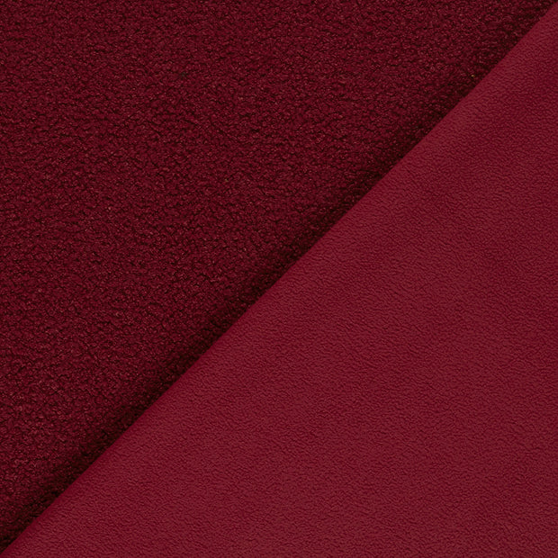 Teddy fabric Unicolour backed 