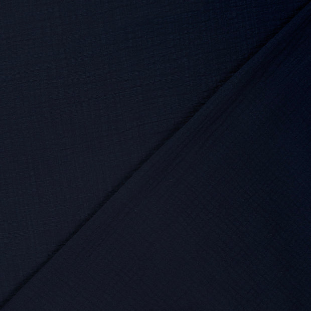 Muslin fabric Unicolour slub 