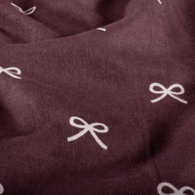 Flannel fabric Abstract Mauve