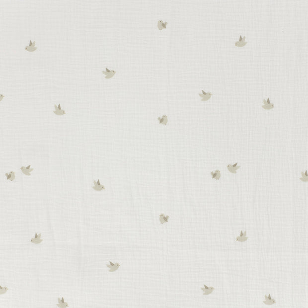Muslin fabric Off White matte 