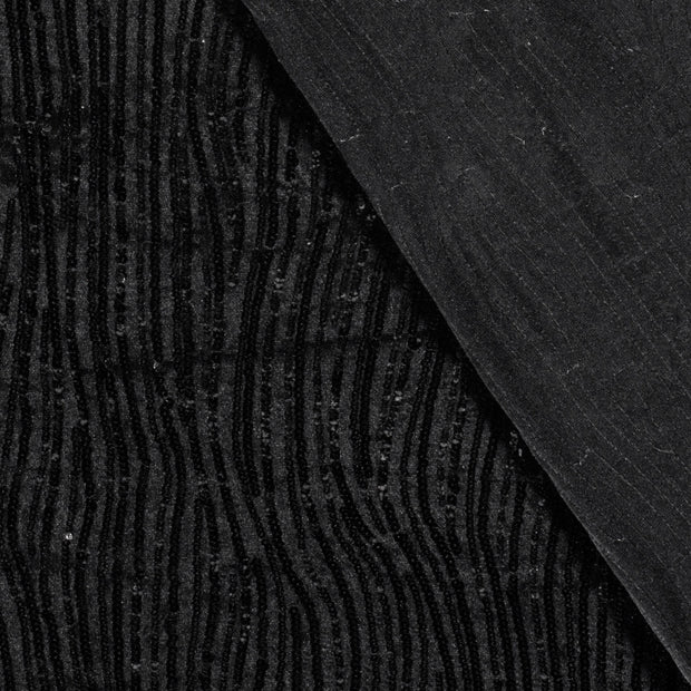 Velvet fabric Unicolour Sequins 