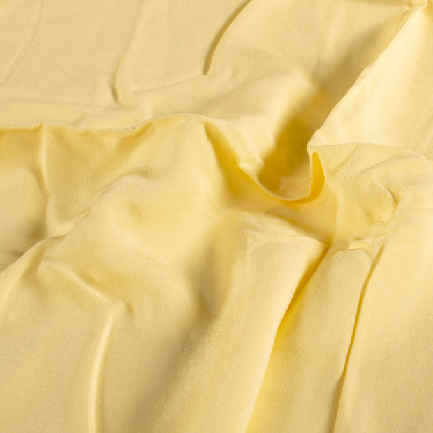 Viscosa Poplin tela Unicolor Amarillo