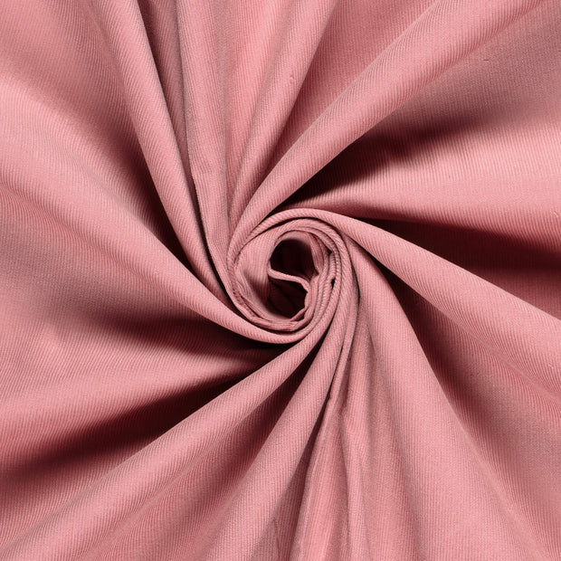 Babycord 21w fabric Unicolour Pink