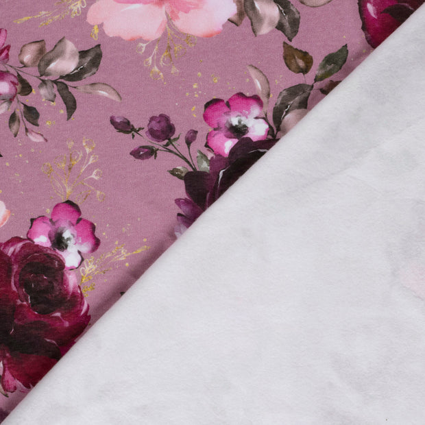 Jogging fabric Roses digital printed 