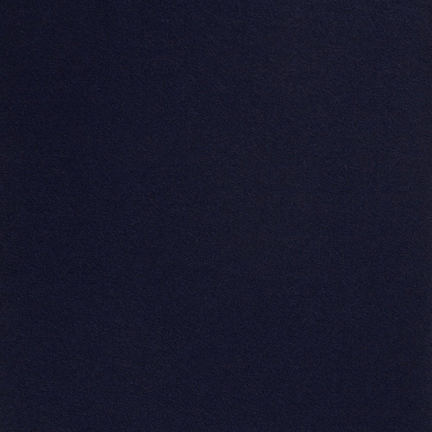 Chiffon en laine tissu Bleu Marine mat 