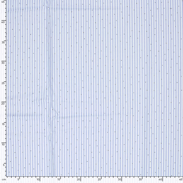 Woven Polyester fabric Stripes Indigo