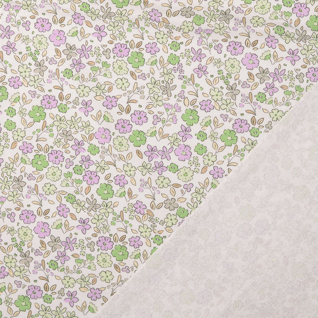 French Terry fabric Green digital printed 