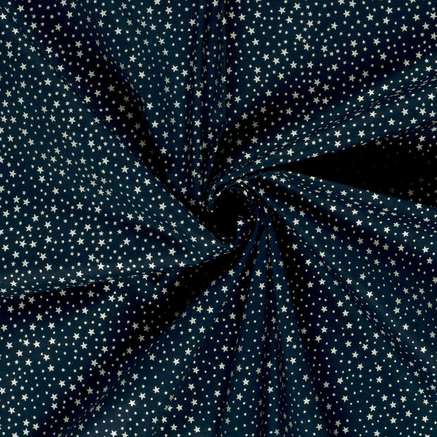  fabric Navy printed 