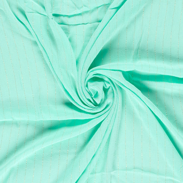 Krepp fabrik Mint Lurex 