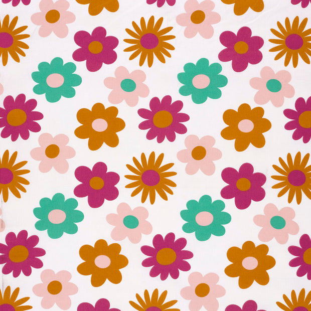 Cotton Poplin fabric Off White matte 