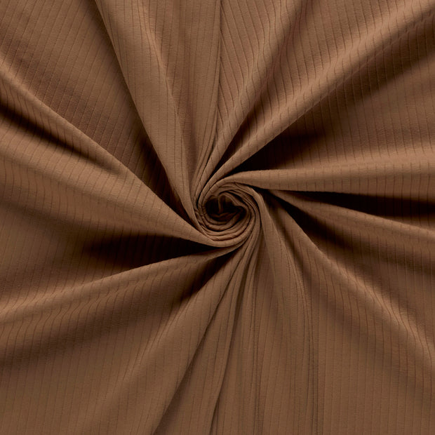 Rib Jersey fabric Camel 