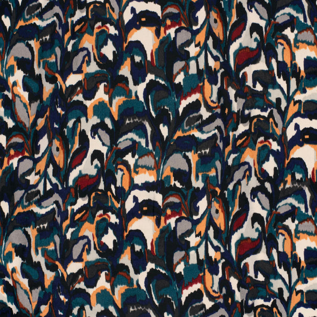 Satin Velvet tela Verde oscuro 