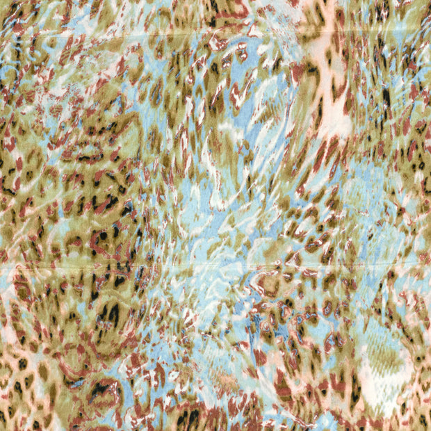 Satin Velvet fabric Brown Taupe 