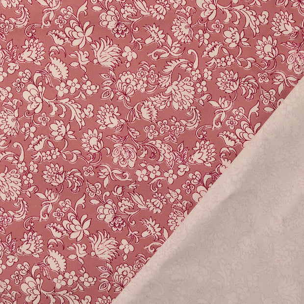 Twill fabric Pink digital printed 