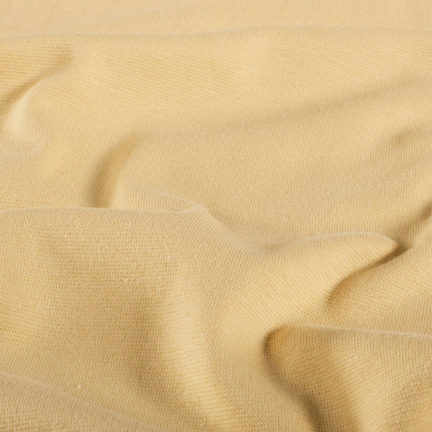 Cuff Material GOTS organic fabric Unicolour Camel