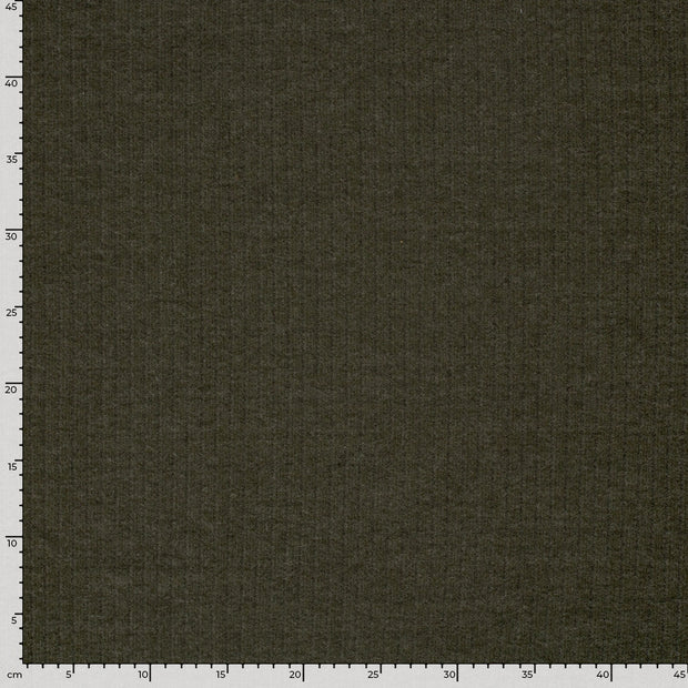 Poly Viscose Jersey fabrik Uni Khaki-Grün