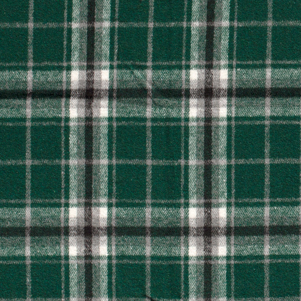 Jacquard fabric Checks Dark Green
