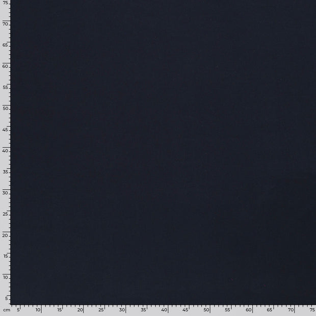French Terry fabric Unicolour Navy