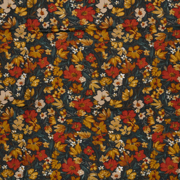 Viscose Nylon Ottoman stof Brique 