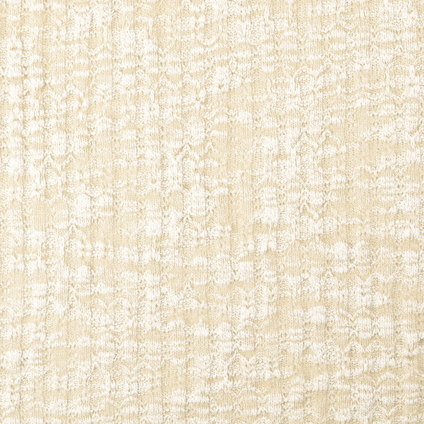 Heavy Knit fabrik Uni Nude