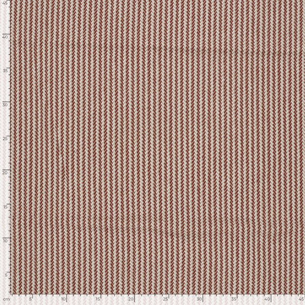 Jacquard fabrik Streifen Bordeauxrot
