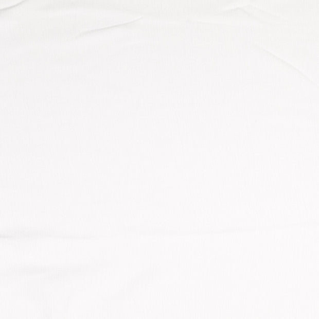 Viscosa Poplin tela Blanco 