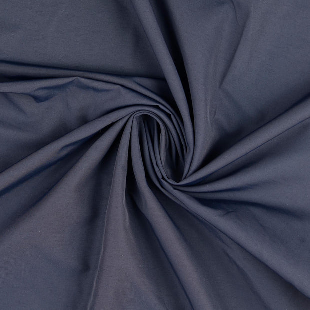 Cotton Poplin fabric Navy 