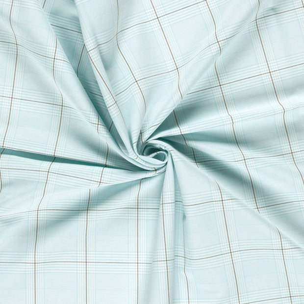 Bengaline fabric Light Blue printed 