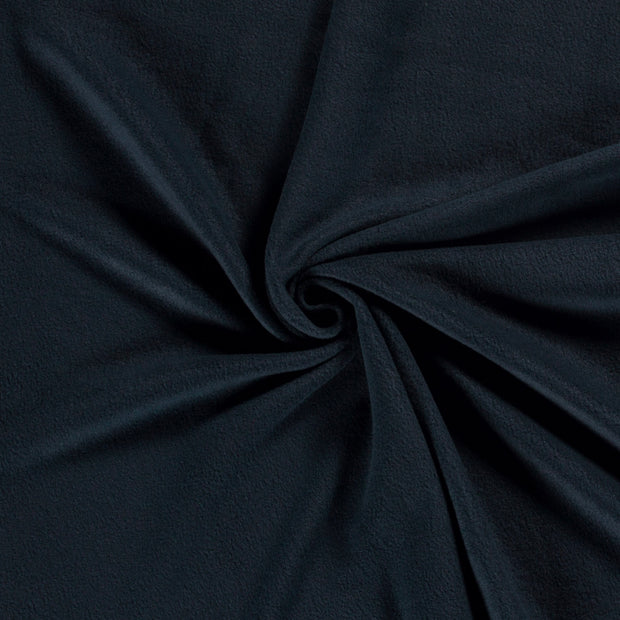 Polar Fleece fabric Navy brushed 