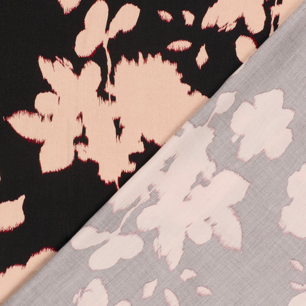Viscose Satin tissu Abstrait imprimé 