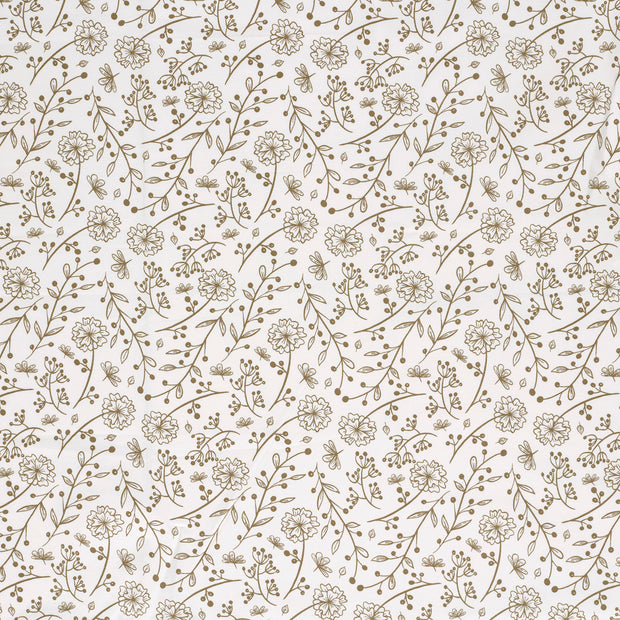 Jersey fabric Off White soft 