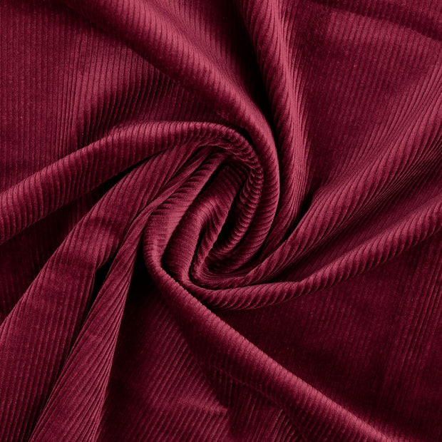 Corduroy 4.5w fabric Wine red 