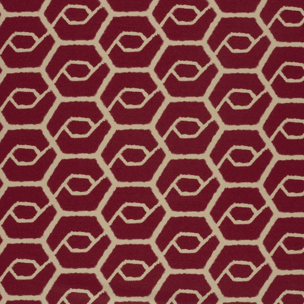 Punta di Roma fabric Bordeaux matte 