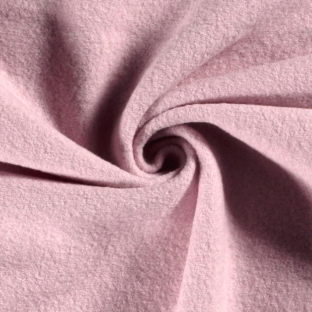 Chiffon en laine tissu Unicolore Rose clair