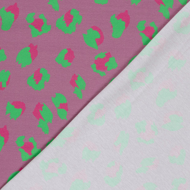 Jersey fabric Panther digital printed 