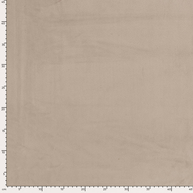 Velvet fabric Unicolour Beige