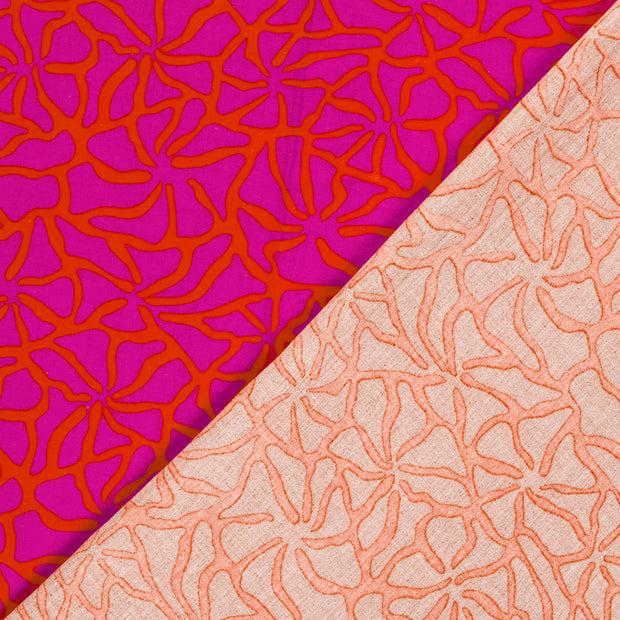 Muslin fabric Abstract printed 
