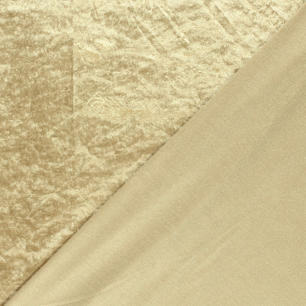 Velours fabric Unicolour crushed 
