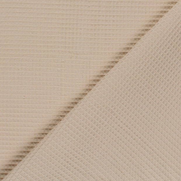 Waffle piqué fabric Unicolour 