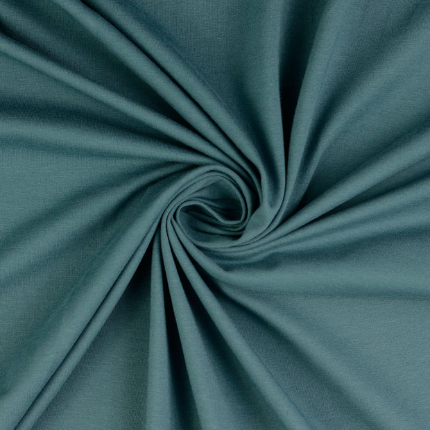 Jersey fabric Petrol 