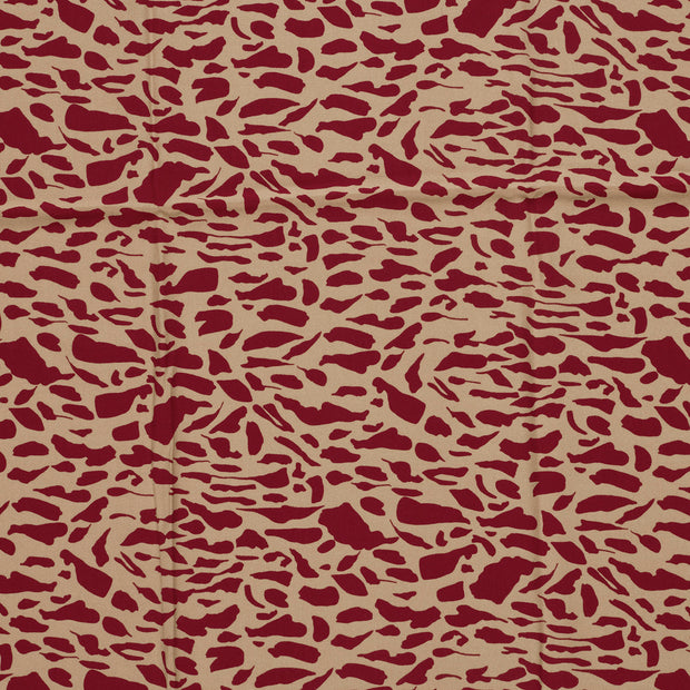 Viscose Twill fabric Bordeaux matte 
