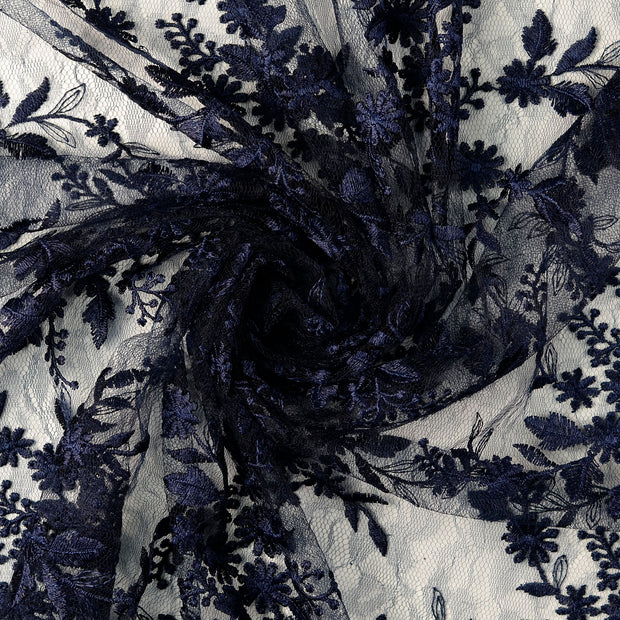 Lace fabric Navy 