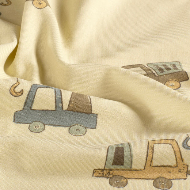 French Terry fabric Tractors 