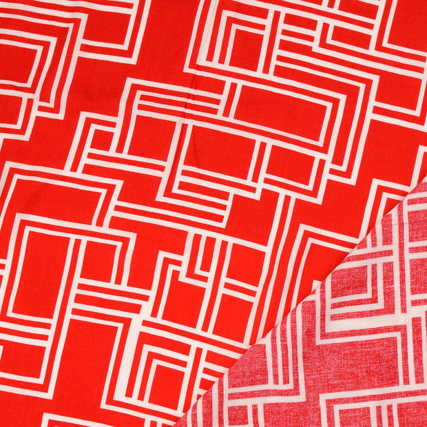 Viscose Poplin fabric printed 