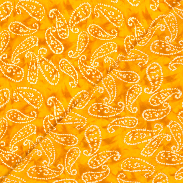 Voile fabric Abstract printed 