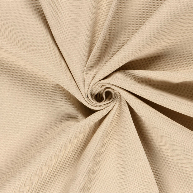 Waffelpiqué fabrik Ivory 