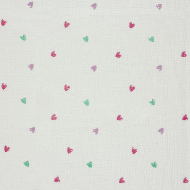 Muslin fabric Off White matte 