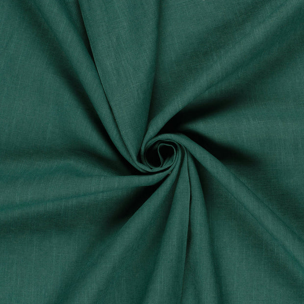 Linen fabric Petrol 