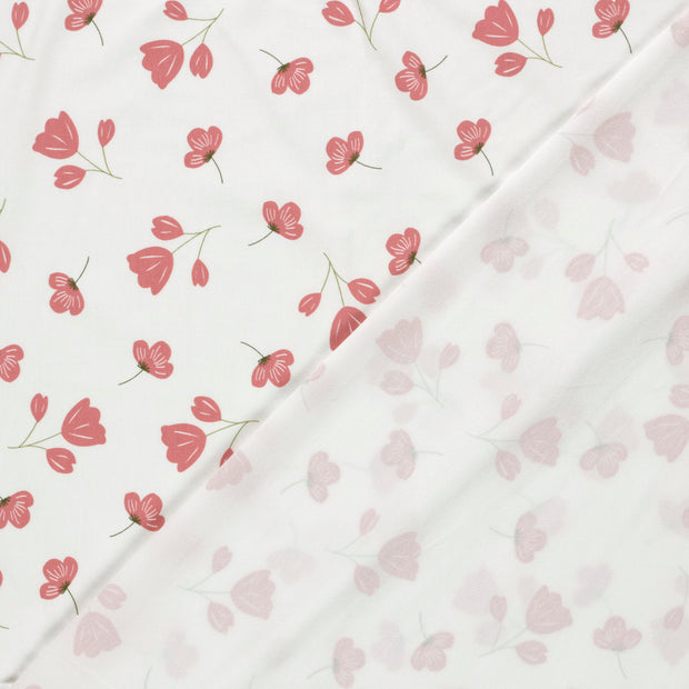 Jersey fabric Flowers printed 
